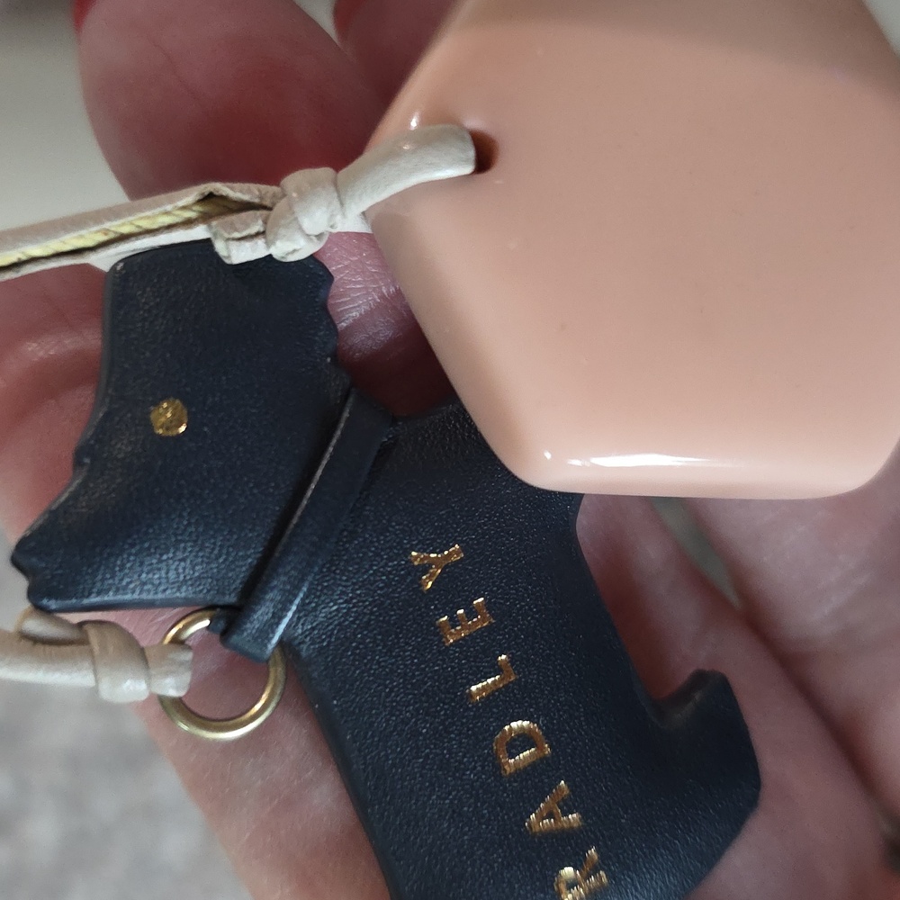 Radley London Taupe Crossbody Bag with Navy Charm - Picture 4 of 7